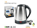 1.8L Stainless Steel Electric Kettle 1500W Fast Boil Cordless Auto Shut-Off UK