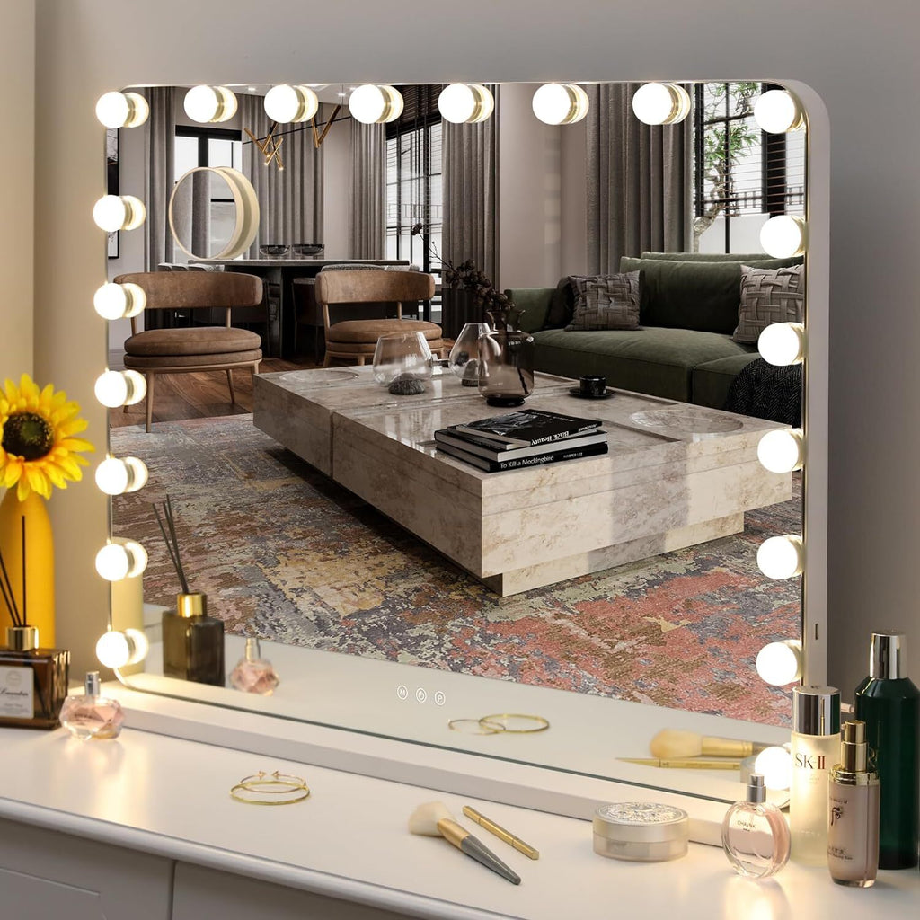 AuAg Hollywood Makeup Mirror Vanity Light Metal Modern Style UK Self-Contained