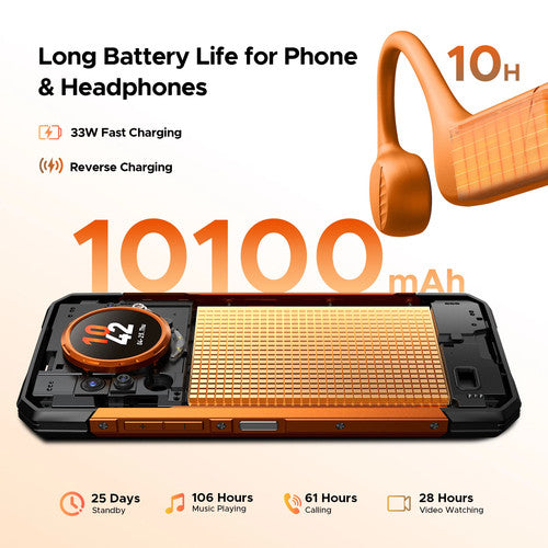 DOOGEE S200 5G VIP Edition Rugged Phone Dimensity 7050 12GB 256GB 100MP 10100mAh