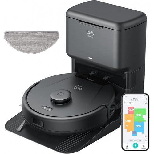 L60 Robot Vacuum Cleaner & Mop Self-Empty Station 5000Pa Hair Detangle Refurbed