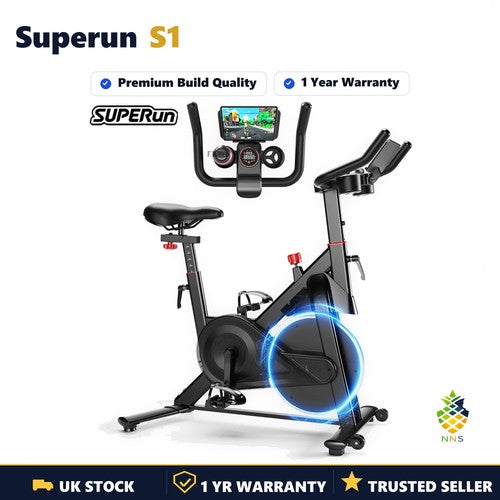 Superun S1 Exercise Bike 32 Level Magnetic Resistance Indoor 300 LBS Weight MAX