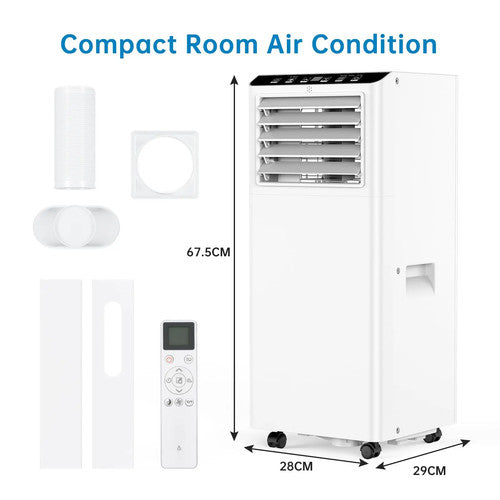 EUHOMY HiMISS 7000 BTU Portable Air Conditioner Dehumidifier LCD Display UK