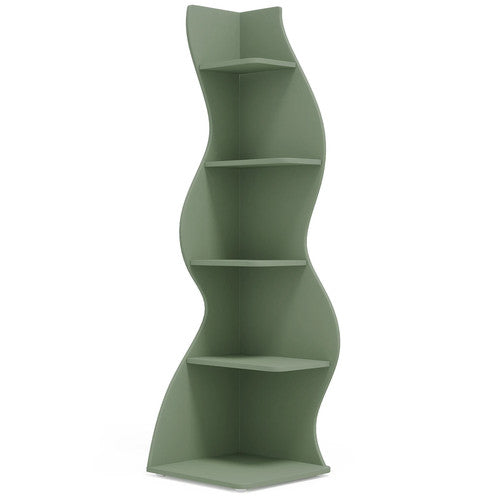 Tribesigns 5-Tier Corner Bookshelf Modern Industrial Designer Storage Display UK