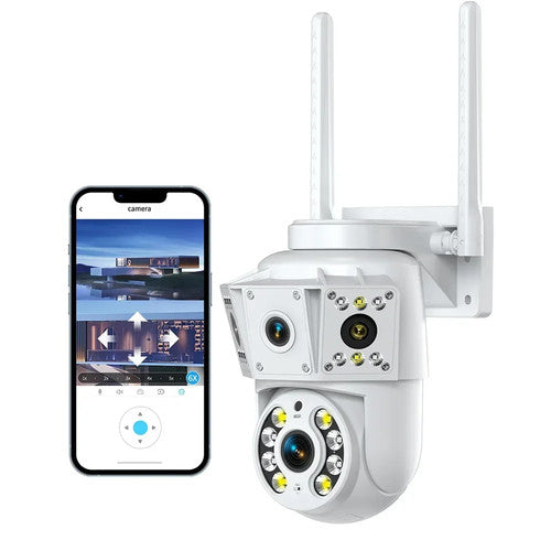 NNS Dual-eye Camera Wi-Fi Full-color Night Vision CCTV High Definition Security