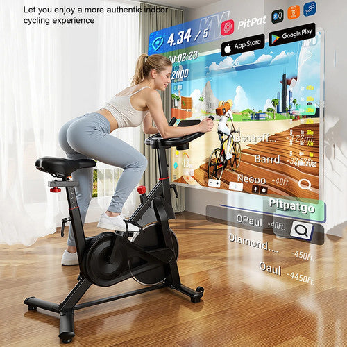Superun S1 Exercise Bike 32 Level Magnetic Resistance Indoor 300 LBS Weight MAX