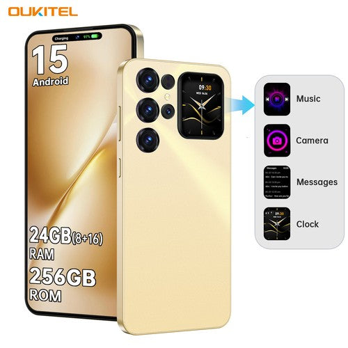 Oukitel C68 Smartphone 7.2in Dual Screen 24GB 256GB 6000mAh NFC Fingerprint