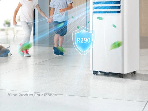 EUHOMY 9000BTU Portable Air Conditioner 4in1 Dehumidifying Cooling Ventilating