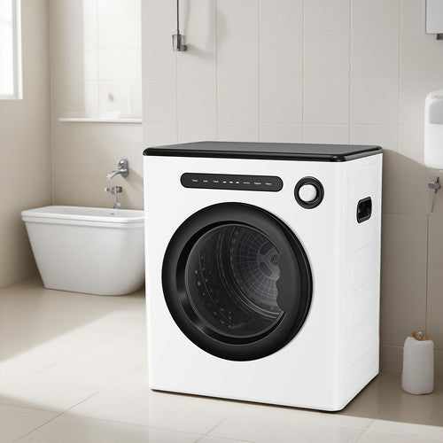 4KG Vented Tumble Dryer 1200W Compact 6 Auto Modes Stackable Home Flat Dorm UK - White