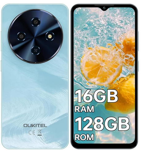 OUKITEL C5 Smartphone 16GB+128GB 6.52" AMOLED 5000mAh 13MP Android 14 4G Dual