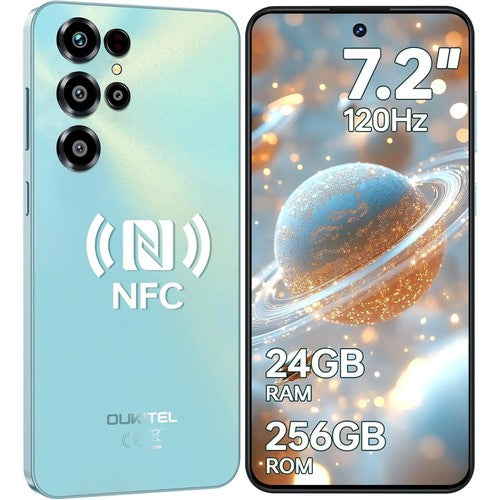 Oukitel C68 Smartphone 7.2in 120Hz 24GB 256GB 6000mAh 8MP Fingerprint NFC