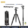 Walking Way Q666 Professional Camera Tripod Phone Stand Tripod Portable Travel