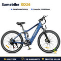 SAMEBIKE XD26 II 250W 48V 14Ah Electric Bike 26"Long Range Mountain E Bike UK