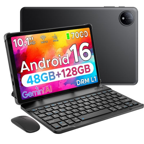 NNS P10 10.1in Android Tablet 8GB 128GB 90Hz 7000mAh HD IPS 2.5D UK