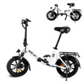 Eonsky E14 Folding Electric Bike 250W 36V 15Ah 14in City Commuter E-Bike UK - White