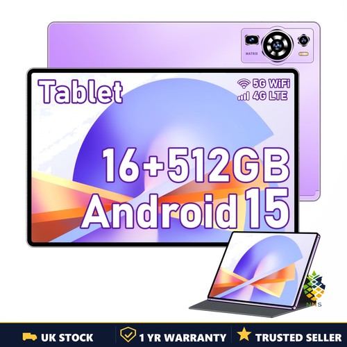NNS UXD A5 10.1in Tablet 8GB 512GB WiFi LTE 6000mAh + Keyboard Mouse Stylus UK