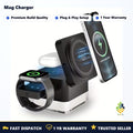 3-in-1 Wireless Charging Station Fast Charger iPhone Watch AirPods Night Light