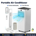 Oyaja Portable Air Conditioner 9000BTU 6in1 AC Cooling Ventilate Dumidifier 60m2