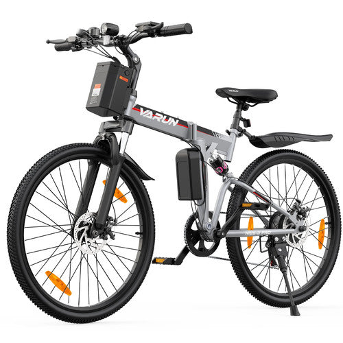 VARUN M26-3 PRO Electric Bike 250W 48V 7.8Ah 26in Fat Tyre Folding E-MTB LCD