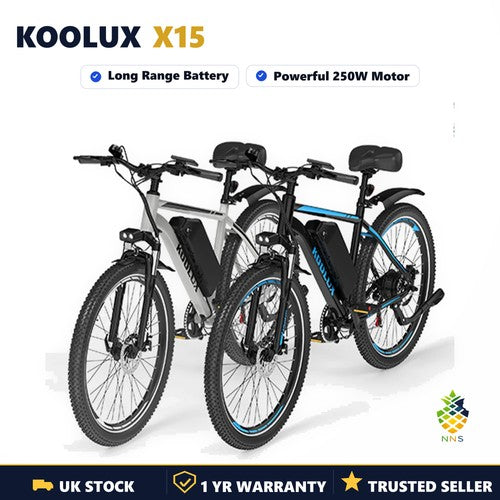 KOOLUX X15 Electric Bike 26 48V 15.6Ah 250W Long Range City Cruiser All Terrain