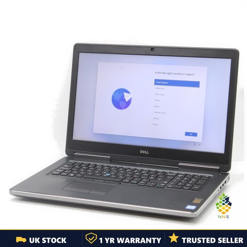 Dell Precision 7710 Refurbed 17.3" Workstation i7-6920HQ 16GB 256GB SSD Win11 UK
