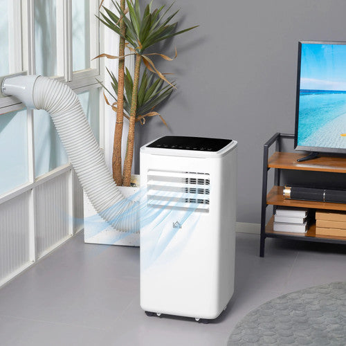 HOMCOM 9000BTU Portable Air Conditioner Fan Dehumidifier WiFi Smart App 20m² AC