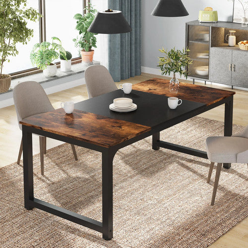 Tribesigns HOGA-U0149 Large Office Desk Computer Study Table Sturdy Wood UK