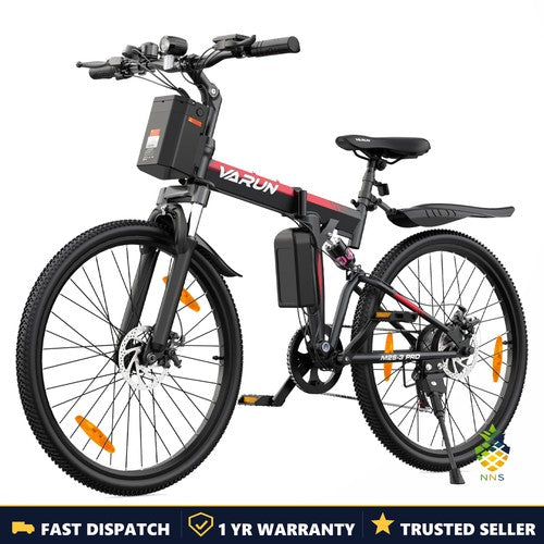 VARUN M26-3 PRO Electric Bike 250W 48V 7.8Ah 26in Fat Tyre Folding E-MTB LCD