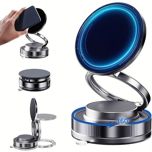 Magnetic Car Phone Holder Mount 360° Foldable Dashboard Universal Black UK