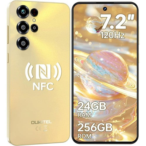 Oukitel C68 Smartphone 7.2in 120Hz 24GB 256GB 6000mAh 8MP Fingerprint NFC