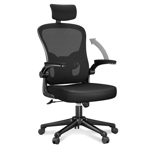 GartistGO Office Desk Chair High Back Ergonomic Computer Chair Black Pink Gray
