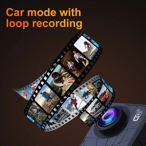 NNS Action Camera 4k Ultra FHD Remote control IP68 sport cam 120° Android iOS