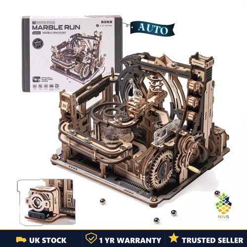 Robotime Rokr Electric Marble Run Wood Fantasy Toy Model LGC01 LGA01 Kids Gift