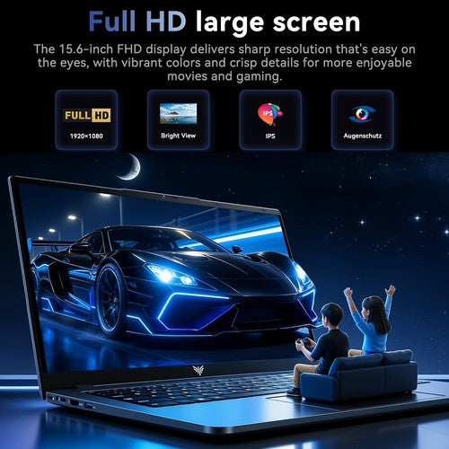 ACEMAGIC 15.6" Laptop Intel i5-12600H 16GB 512GB SSD FHD WiFi6 Windows 11 UK