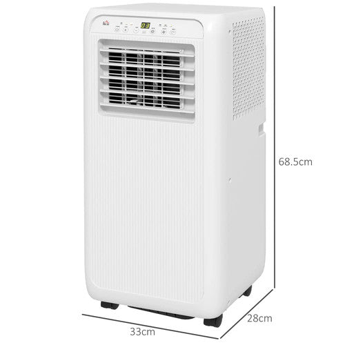 HOMCOM Power Cool 7000BTU Portable Air Conditioner Dehumidifier Timer AC UK