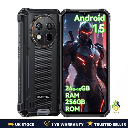 G1 SE Rugged Smartphone 24GB 256GB 6.52in 8MP NFC OTG GPS Unlocked Android 4G UK