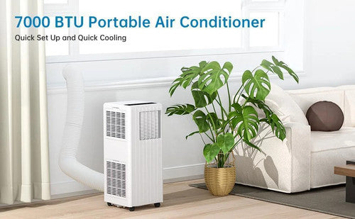 NNS Adoolla 7000 BTU Portable Air Conditioner 3in1 Cooling Dehumidifier Fan UK