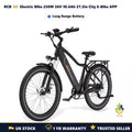 RCB G5 Electric Bike 250W 36V 10.4Ah 27.5in City E-Bike APP NFC 7 Speed Shimano