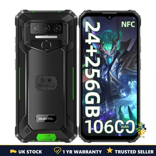 Oukitel WP23 Plus Rugged Smartphone 24GB 256GB 10600mAh 6.52in IP68 Waterproof