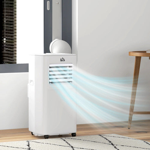 HOMCOM 5000BTU Portable Air Conditioner Dehumidifier 4 Modes LED Display Timer