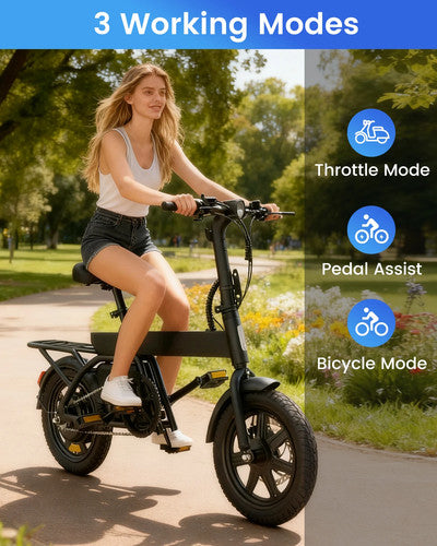 RegalAngel B20MINI E-Bike 250W 36V 7.8AhBattery Urban City Folding Road Legal UK