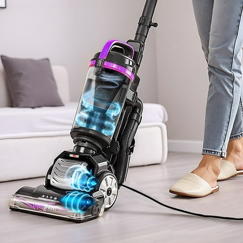 Upright Vacuum Cleaner Pet Turbo Brush 2.2L Dust Cup Crevice Sofa Tool Purple UK