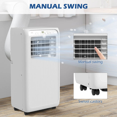 HOMCOM Power Cool 7000BTU Portable Air Conditioner Dehumidifier Timer AC UK