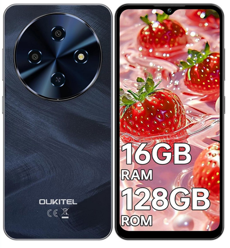 OUKITEL C5 Smartphone 16GB+128GB 6.52" AMOLED 5000mAh 13MP Android 14 4G Dual