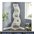 Tribesigns 5-Tier Corner Bookshelf Modern Industrial Designer Storage Display UK