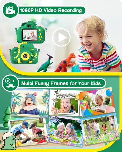 DIAMOOKY X9 2inch Kids Digital Camera 20MP 1080P Toy Camera Rubber Unisex Gift