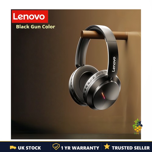 Lenovo EH140 Wireless Headphones Bluetooth 5.4 Gaming ENC Over-Ear 40mm Black UK