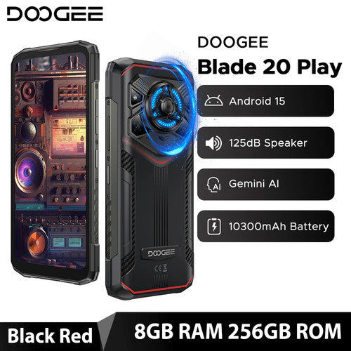 DOOGEE Blade20 Play 5G Android 15 6.6'' Display 10300mAh Rugged Smartphone