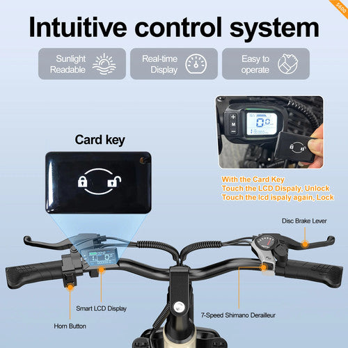 Aairsk S600 Electric Bike 250W 36V 13Ah 26" Step-Through City E-Bike 7-Speed