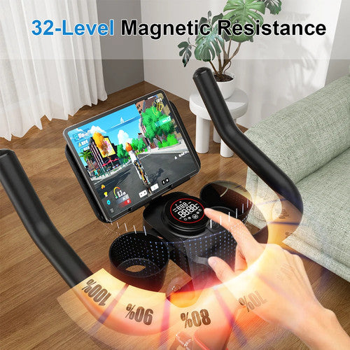 Superun S1 Exercise Bike 32 Level Magnetic Resistance Indoor 300 LBS Weight MAX