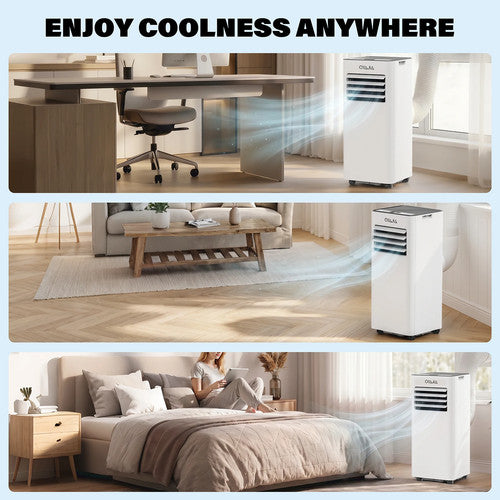 Oyaja Portable Air Conditioner 7000BTU Demudifier  6in1 AC Unit Sleep Mode Timer